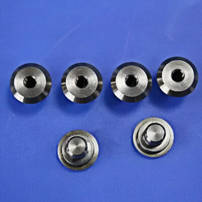 Precision Tungsten Carbide Button with 5mm Bore M3 Thread and Flatness 0.05 for Tooling & Fixturing