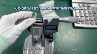 Le carbure de tungstène YG15 bloque le traitement de précision et l'inspection des dimensions